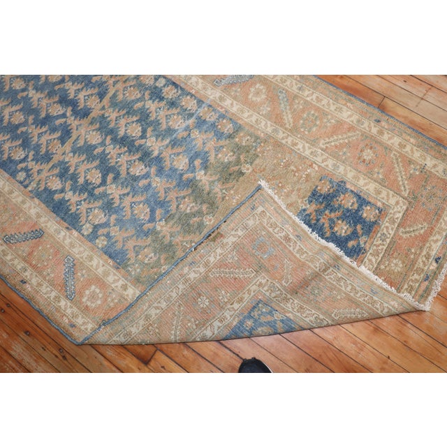 Vintage Zabihi Collection Persian Wide Long Runner - 3'8" x 16' For Sale - Image 12 of 12