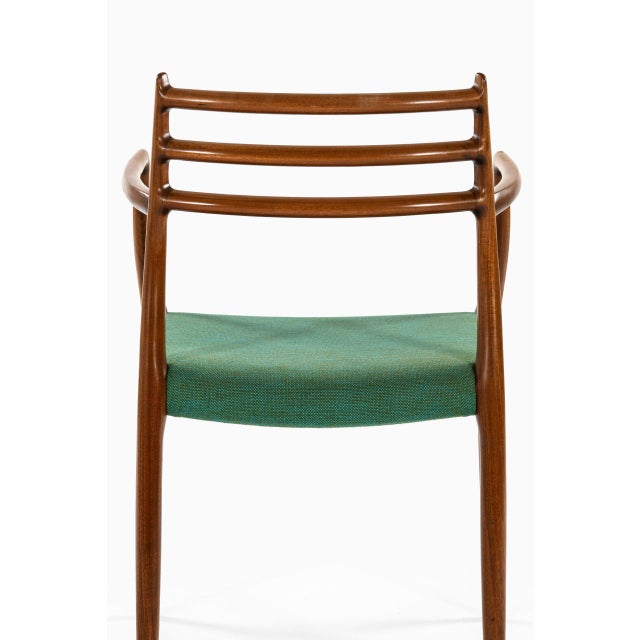Brown Model 62 Armchair attributed to Niels Otto Møller, 1960s For Sale - Image 8 of 12