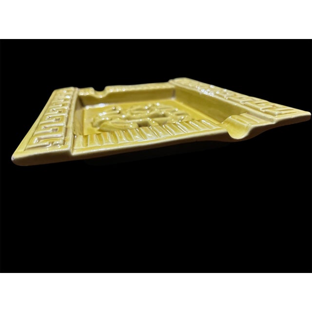 Marked MADE IN ITALY on bottom with engraved 3. 8.25”x6.75”x1” Some crazing is present. Tiny chip on underside of lip on...