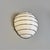 Modern Italian Metal Rod Structure and White Plastic Lampshade Wall Lamp, 1970s For Sale - Image 6 of 14