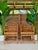 A Pair-Restored Thomasville Brighton Pavilion Scorched Bamboo Armchairs For Sale - Image 12 of 12