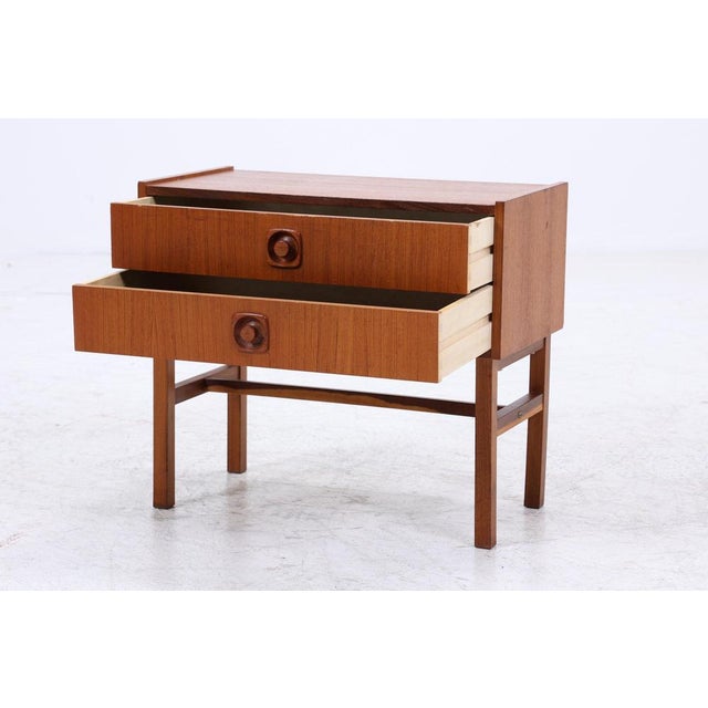 Vintage Danish Teak Chest of Drawers, 1960s For Sale - Image 6 of 14