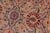 Art Nouveau Pak-Persian Taupe/Maroon Wool Rug - 8'10'' X 12'7'' For Sale - Image 4 of 9