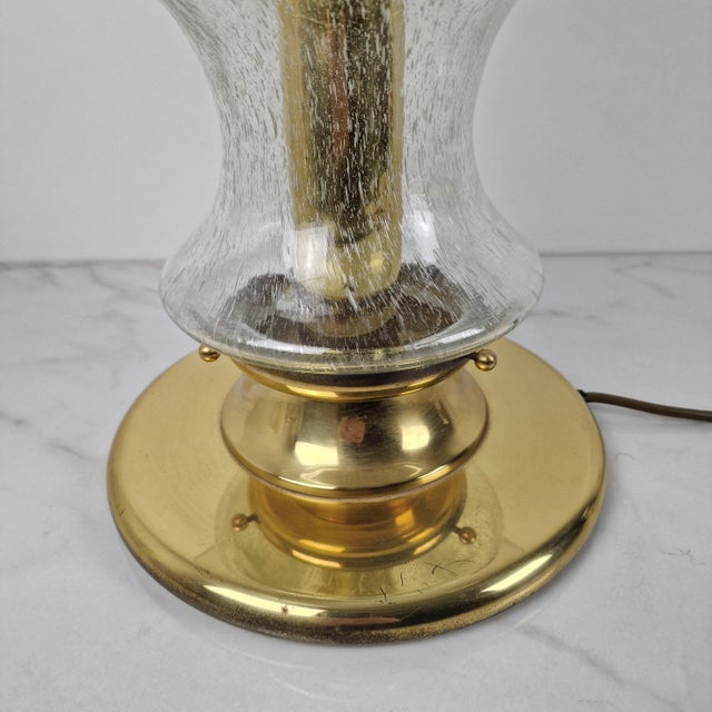 Gold Large Sculptural Table Lamp from Baum-Leuchten, Neheim-Hüsten, Germany, 1970s For Sale - Image 8 of 13