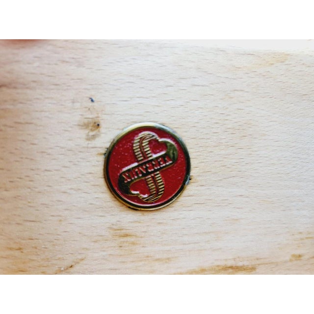 Wood Mid-Century German Beech Bedside Tables from Verralux, 1960s, Set of 2 For Sale - Image 7 of 11