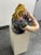 Bondene Allen Rock Fan 2 Sculpture + Pedestal, Signed For Sale - Image 9 of 12