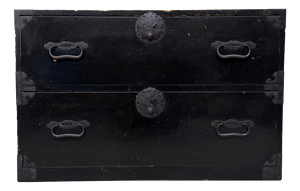 Antique Japanese Kimono Tansu Chest, 1910