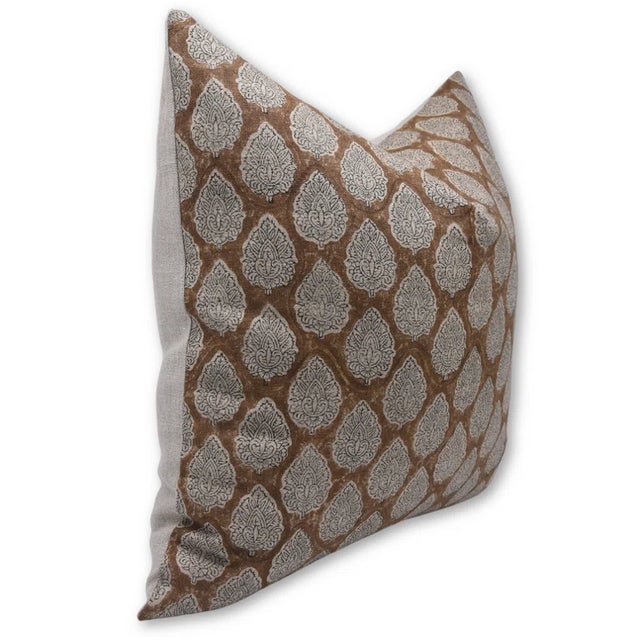 Bring a touch of natural elegance to your home with the Fabdivin Block Print Pillow Cover, beautifully designed with a...