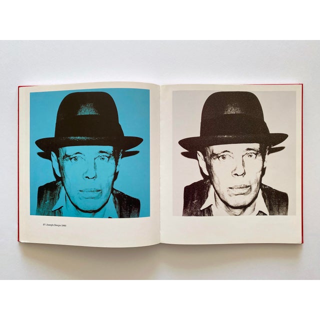 Peach Andy Warhol " Portraits of the Seventies and Eighties " Vintage 1994 Lithograph Print Hardcover Pop Art Book For Sale - Image 8 of 18