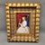 Wood Unknown Artist, Portrait of Maria Ruthven von van Dyck, 1890s, Enameled, Framed For Sale - Image 7 of 7