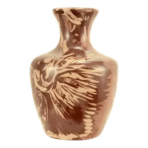 Big Sky Montana Calico Clay Vase