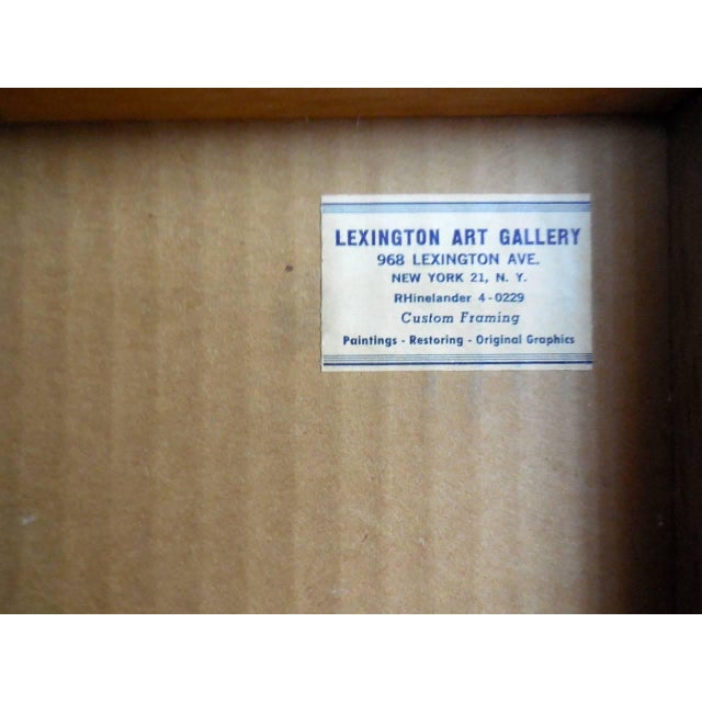 Mid 20th Century Lawrence Kupferman, Untitled For Sale - Image 5 of 5