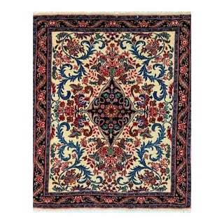 1990s Old Persian Bijar Masterpiece Rug 2'2" X 2'7" For Sale