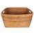 2020s Artifacts Saboga Home Family Basket with Cutout Handle in Honey Brown For Sale - Image 5 of 13