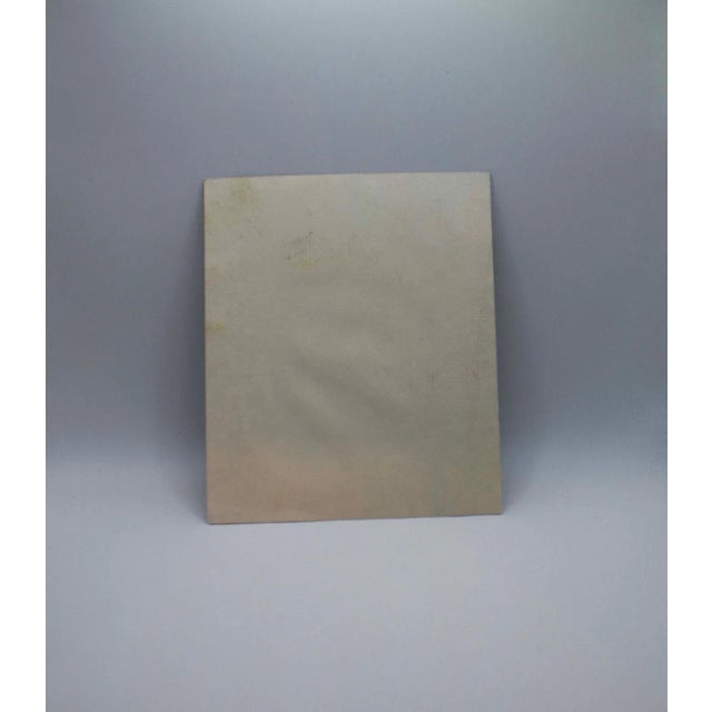 An enduring vintage watercolor on cardstock paper by Louis Redstone. Hand signed in black ink bottom right. A window into...