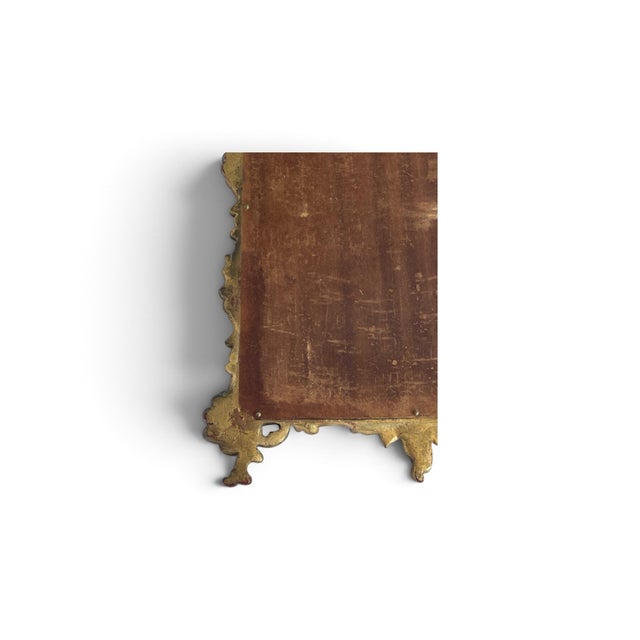 French 19th Century French Louis XV Rococo Revival Giltwood Wall Mirror For Sale - Image 3 of 3