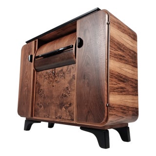 Art Deco Bar Cabinet by Jindrich Halabala for Up Závody, 1940s For Sale