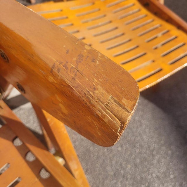 Mid 20th Century Rex Folding Lounge Chairs by Niko Kralj, 1950s, Set of 8 For Sale - Image 5 of 18