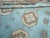 Sky Blue Galerie Shabab Collection Mid-20th Century Turkish Oushak Large Room Size Carpet For Sale - Image 8 of 8