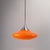 Space Age Orange Tulip Pendant Lamp in Glass from Doria, Germany, 1970s For Sale - Image 4 of 9
