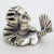 Italian Vintage Italian Handmade Sterling Silver 925 Woman With Fan Bust Figurine Decorative Solid Sculpture For Sale - Image 3 of 14