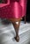 Late 20th Century Drexel Heritage Burgundy Wine Queen Anne Wingback Accent Chairs For Sale In Chicago - Image 6 of 18