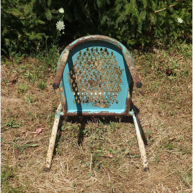 Iron Chair by Robert Mallet-Stevens for Tubor, 1920s For Sale - Image 9 of 11