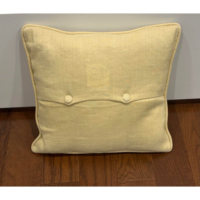 Elevate your interior space with this exquisite, luxury accent pillow from the renowned design house, Chelsea Textiles....