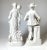 Beautiful White Porcelain Parian Figures - A Pair For Sale - Image 10 of 12