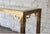 Metal Mastercraft Brass and Glass Console Table, Greek Key Motif For Sale - Image 7 of 9