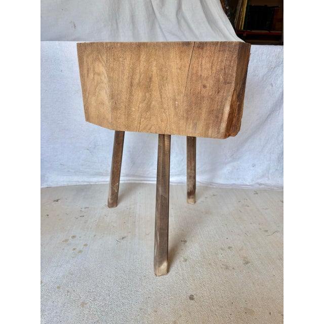 Rustic Late 19th Century Rustic French Butcher Table For Sale - Image 3 of 13