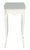 1920s Petite Antique White French Side Table For Sale In Los Angeles - Image 6 of 8