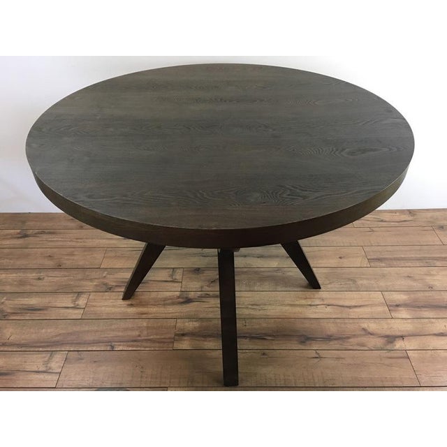 West Elm Arc Base Pedestal Table | Chairish
