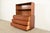 Robsjohn-Gibbings for Widdicomb Mid-Century Modern Sculpted Walnut Chest of Drawers With Bookcase Hutch Top, 1950s For Sale In South Bend - Image 6 of 14