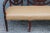 Traditional Solid Mahogany Carved Wood Bench/ Sofa For Sale - Image 4 of 8