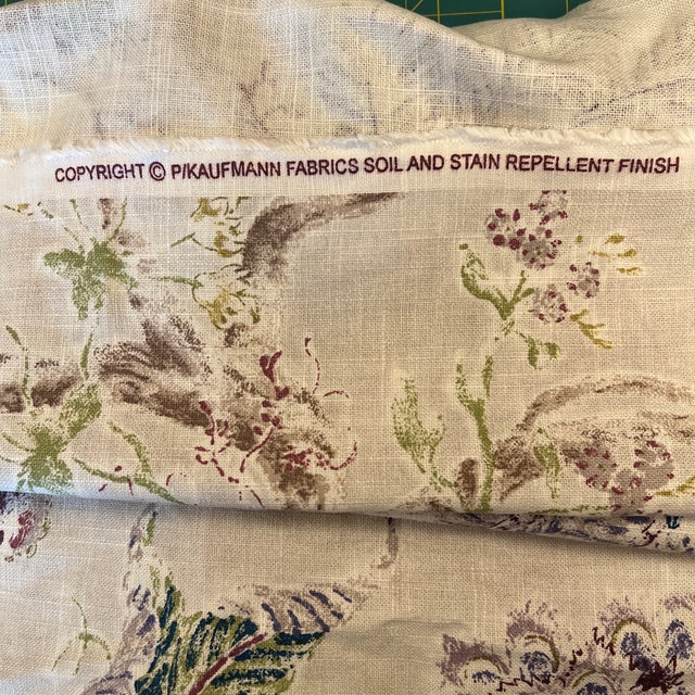 6 Yards Robert Allen Kaufmann Mystic Forest Wisteria Floral Print Upholstery Fabric For Sale In San Francisco - Image 6 of 8