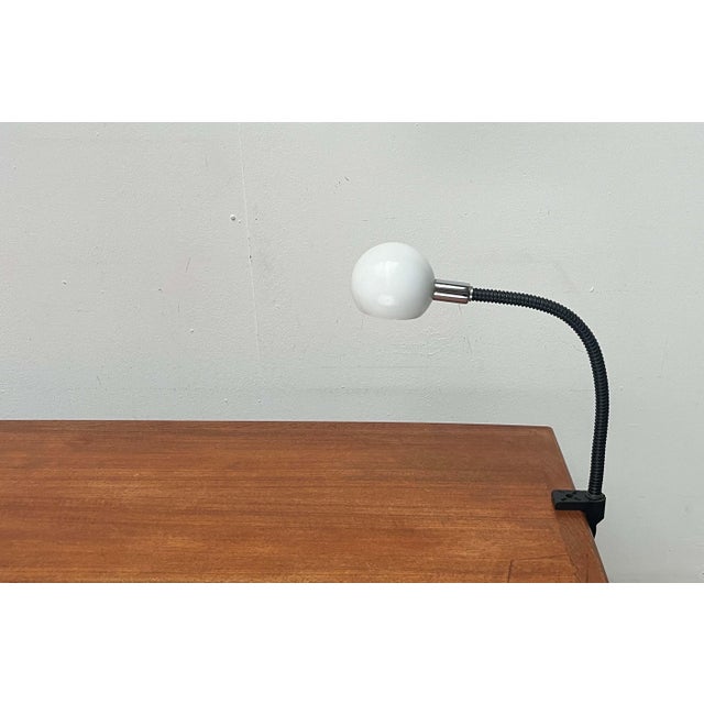 Metal Space Age Cobra Snake Table Clamp Lamp, 1970s For Sale - Image 7 of 18