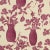 Sample- Schumacher Hugo Floral Fabric in Fuchsia For Sale