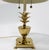 Vintage Bombay Brass Pineapple Table Lamp W/ Tole Shade For Sale - Image 4 of 11
