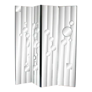 1970s Modern Mirrored Room Divider