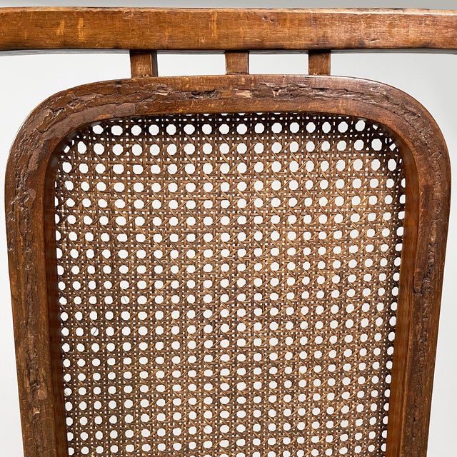 Italian Art Nouveau Rocking Chair by Società Anonima Antonio Volpe, 1920s For Sale - Image 16 of 18