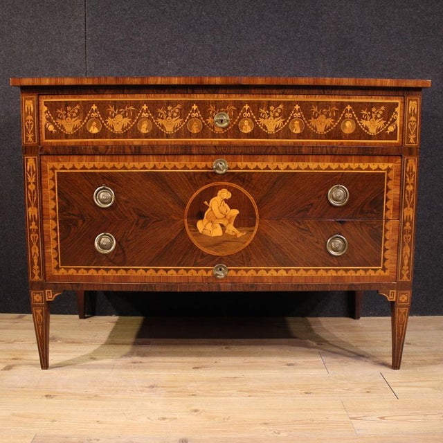Italian Louis XVI Dresser, 1950s For Sale - Image 4 of 11