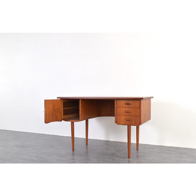 Mid-Century Modern Danish Teak Desk, 1960s For Sale - Image 15 of 18