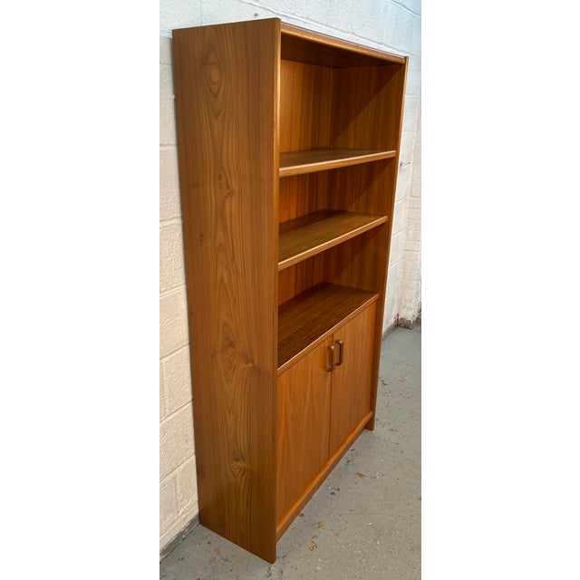Mid-Century Danish Modern Teak Bookcase For Sale - Image 9 of 15