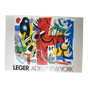 “Leger Farewell New York” Poster - After Fernand Leger (1881-1955)