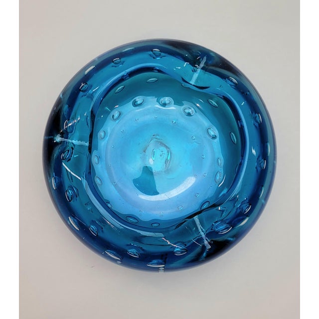 Mid Century Blenko Ashtray For Sale - Image 6 of 14