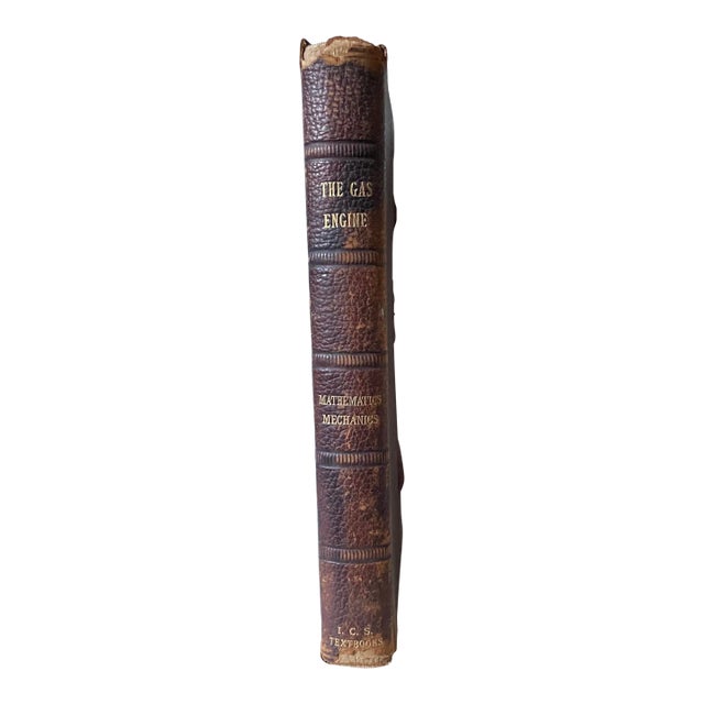 1899 Textbook on “The Gas Engine”, Leather Bound For Sale