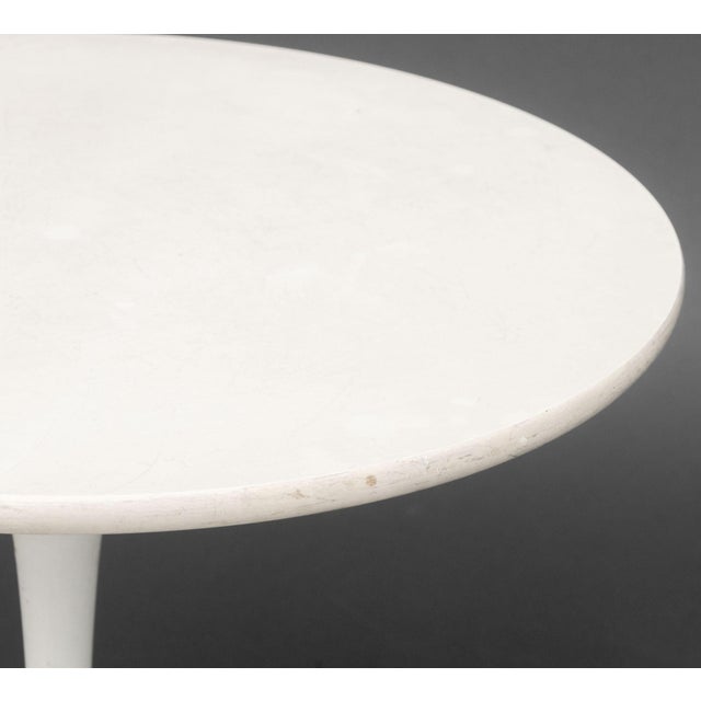 Late 20th Century Eero Saarinen Style Tulip Side Table For Sale - Image 5 of 6