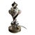 Capodimonte Vintage Capodimonte Porcelain Italy Black White Handpainted Fish Filigree Table Lamp For Sale - Image 4 of 16
