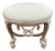 French Napoleon III Style Faux Rope Stool or Ottoman by Cugini Lanzani For Sale